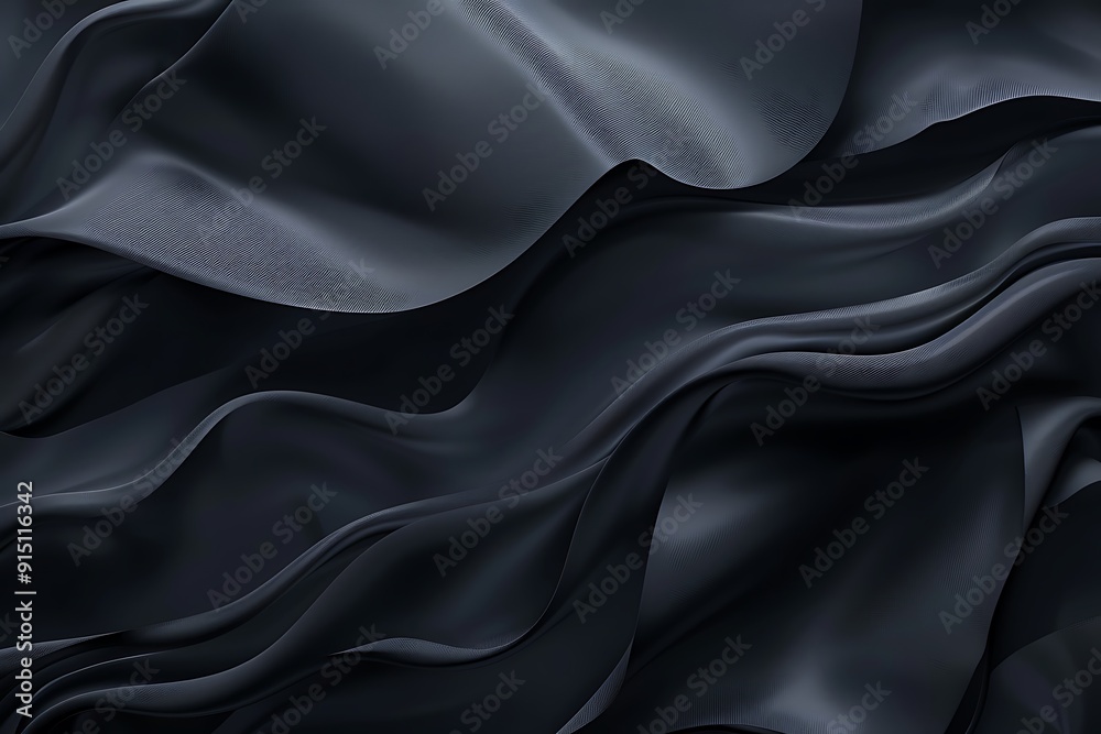 Obraz premium Abstract Black Fabric