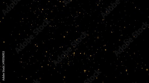 Glittering Particle Streaks Seamless Looping. Raining Glowing Glitter Particles Seamless Looping Motion Background Animated Vertical Video Backdrop Loop gold color.