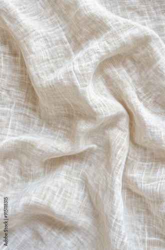 Natural Linen Fabric Texture.