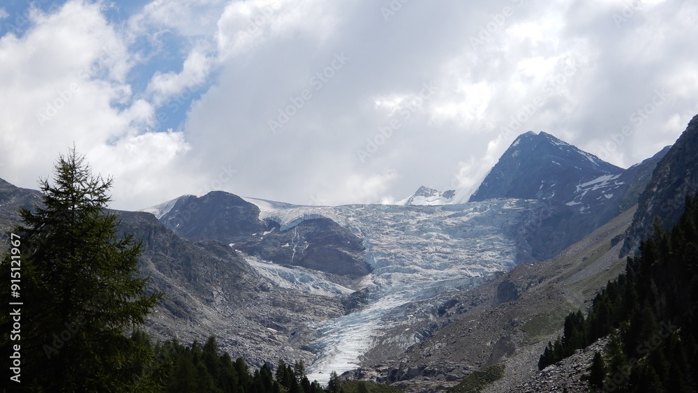 Riedgletscher etwas unterhalb der Bordierhütte Riedgletscher etwas unterhalb der Bordierhütte