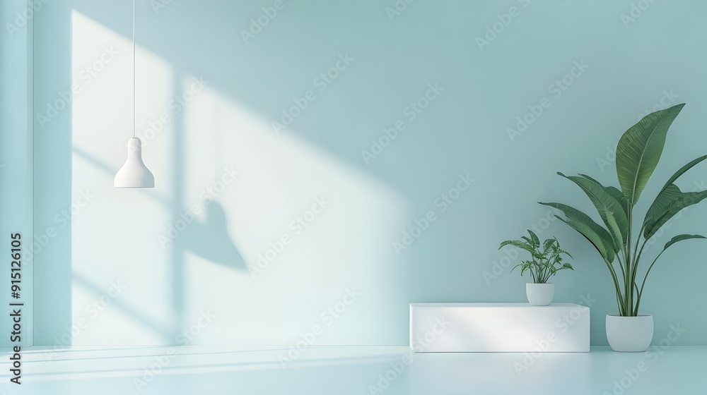 Minimalist Turquoise Hued Hobby Room with Cozy Design and Natural Ambiance Minimalist Turquoise Hued Hobby Room with Cozy Design and Natural Ambiance