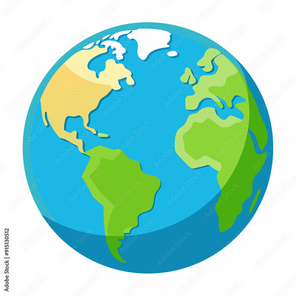 World globe art vector illustration World globe art vector illustration
