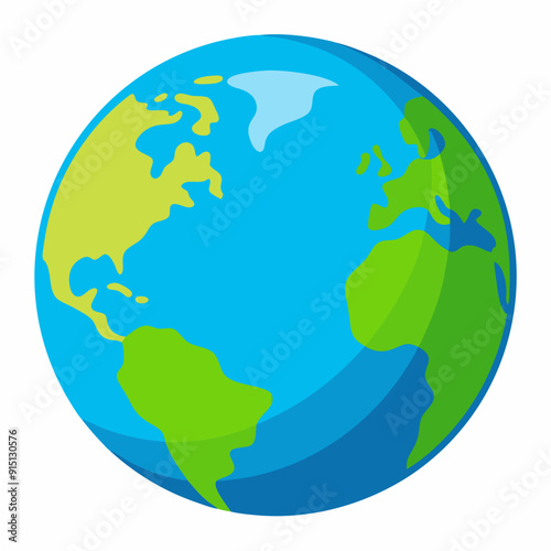 World globe art vector illustration