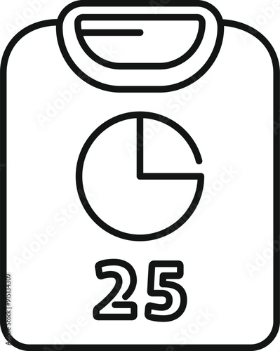 Floor scales displaying body mass index icon showing weight loss progress