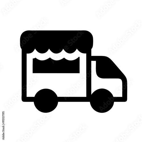 Food truck street delivery market kitchen