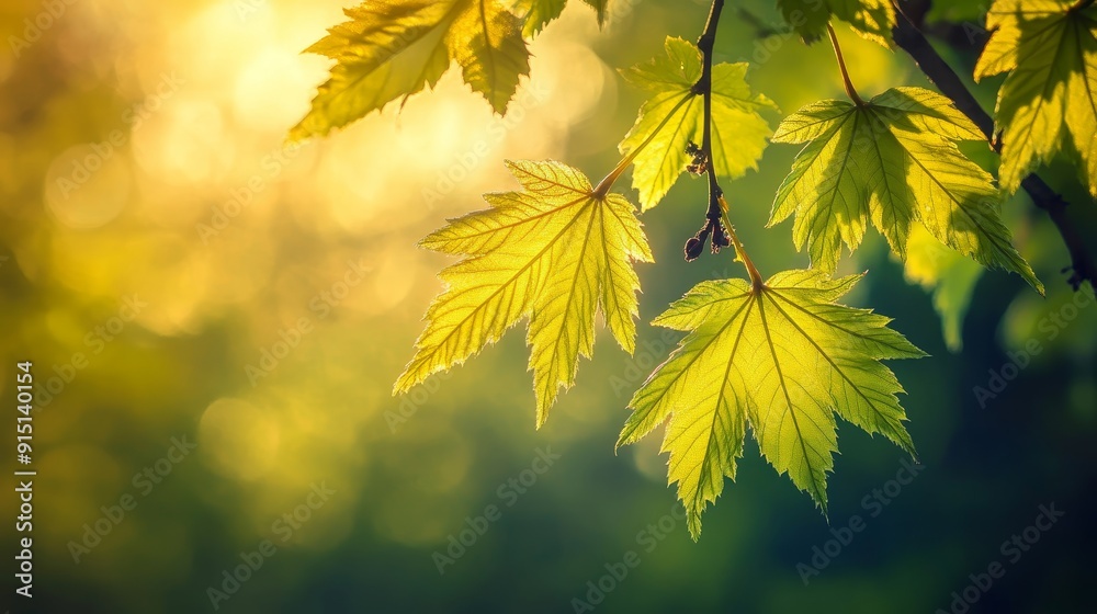 Blurred foliage, sunlight, and copyspace for text or ads on a healthy green bio background Blurred foliage, sunlight, and copyspace for text or ads on a healthy green bio background