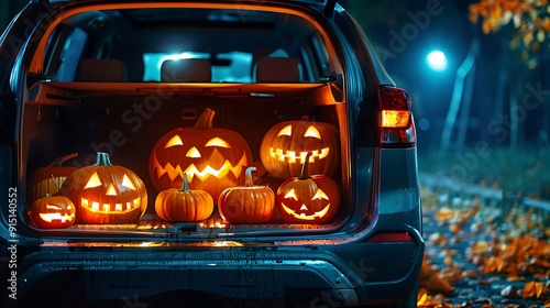 Utilizing a halloween party in the car trunk an emerging effort respecting tradition