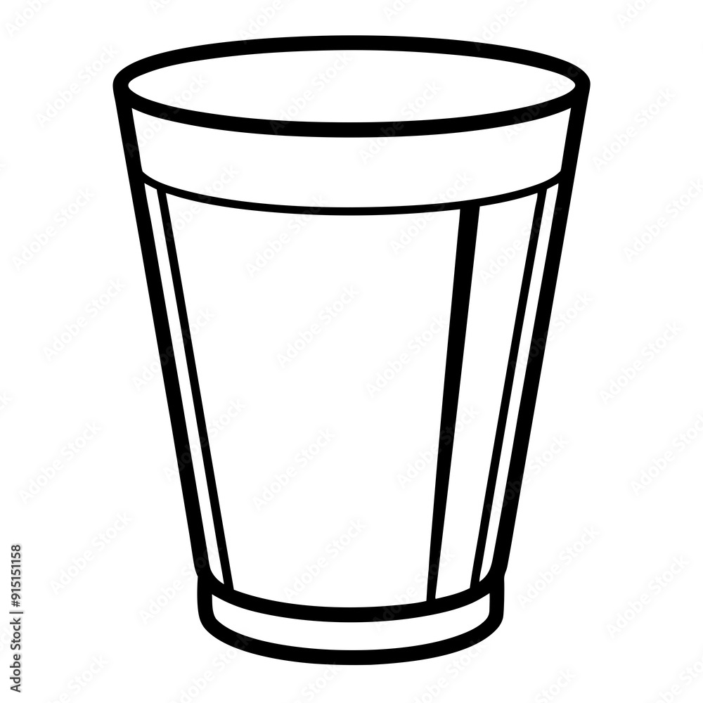 Glass art vector illustration Glass art vector illustration