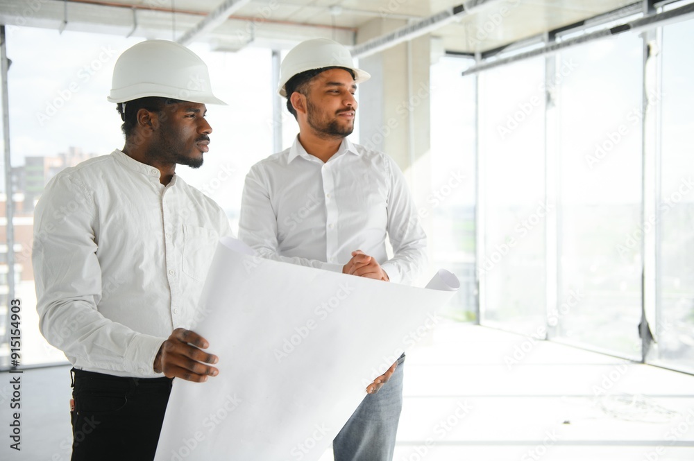 engineers team are discussing while inspecting at construction site engineers team are discussing while inspecting at construction site