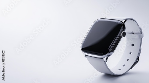 Modern Smartwatch on White Background