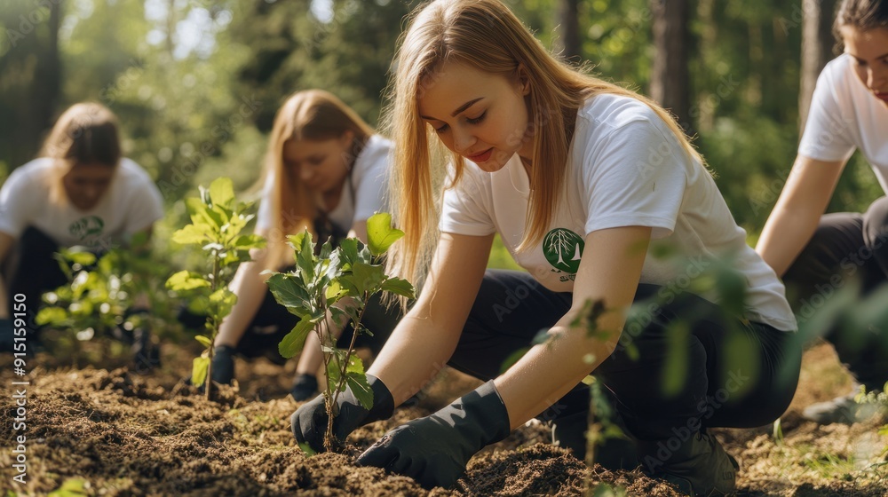 Planting Trees: A Team Effort for Greenery Planting Trees: A Team Effort for Greenery