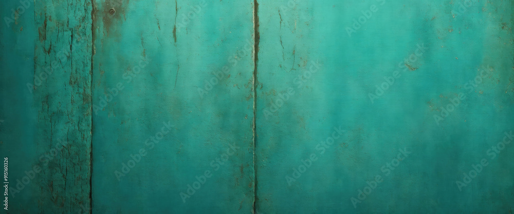 Blending cool blue and warm Green hues with a distressed vintage rustic design textured background Blending cool blue and warm Green hues with a distressed vintage rustic design textured background