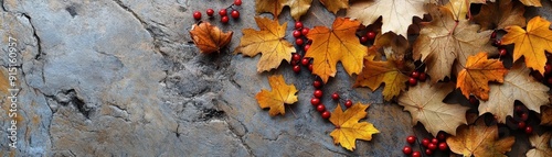 A serene autumn landscape f...