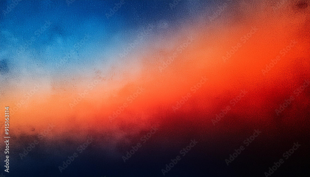 Vibrant Gradient Texture. Blurred Transition from Deep Blue to Radiant Orange and Red, with Subtle Grainy Surface. Dynamic Abstract Background Vibrant Gradient Texture. Blurred Transition from Deep Blue to Radiant Orange and Red, with Subtle Grainy Surface. Dynamic Abstract Background