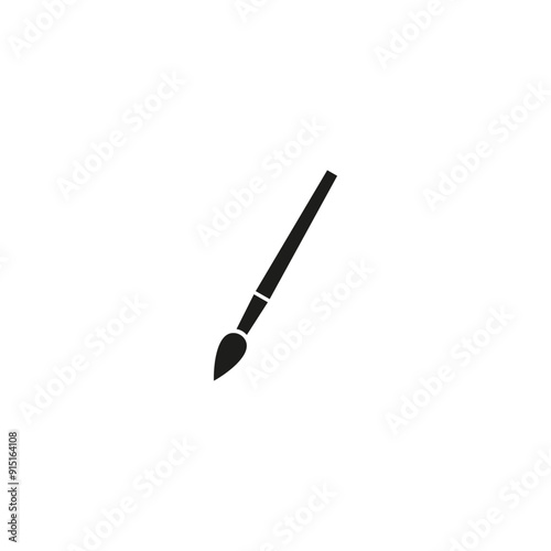 paint brush icon. paint brush symbol template for graphic and web design collection logo vector illustration