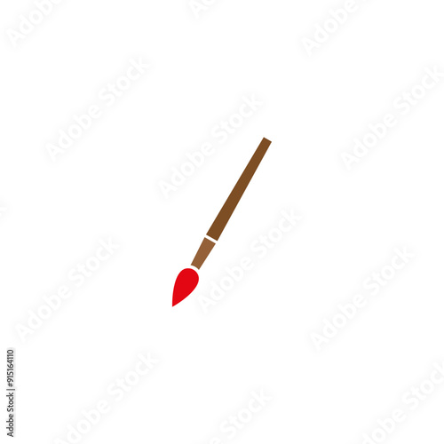 paint brush icon. paint brush symbol template for graphic and web design collection logo vector illustration