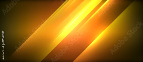 Neon dynamic diagonal light rays background. Techno digital geometric concept design for wallpaper, banner, presentation, background