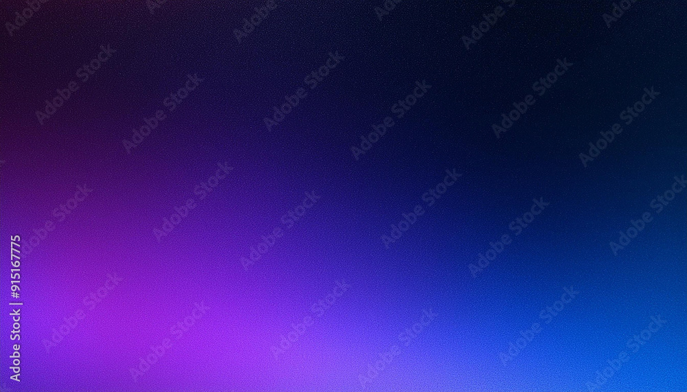 Fototapeta premium Vibrant Gradient Texture. Subtle Transition from Deep Blue to Magenta with Fine Fabric-like Grainy Surface Pattern. Modern Abstract Backgrounds for Elegant Digital Design Applications
