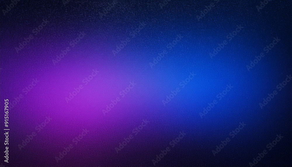 Obraz premium Vibrant Gradient Texture. Subtle Transition from Deep Blue to Magenta with Fine Fabric-like Grainy Surface Pattern. Modern Abstract Backgrounds for Elegant Digital Design Applications