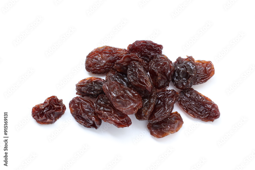 Dried grapes fruit isolate on white background Dried grapes fruit isolate on white background