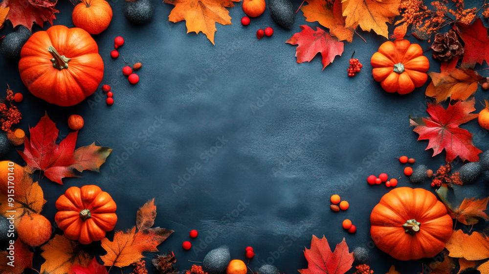 Thanksgiving and Autumn background with copy space Thanksgiving and Autumn background with copy space