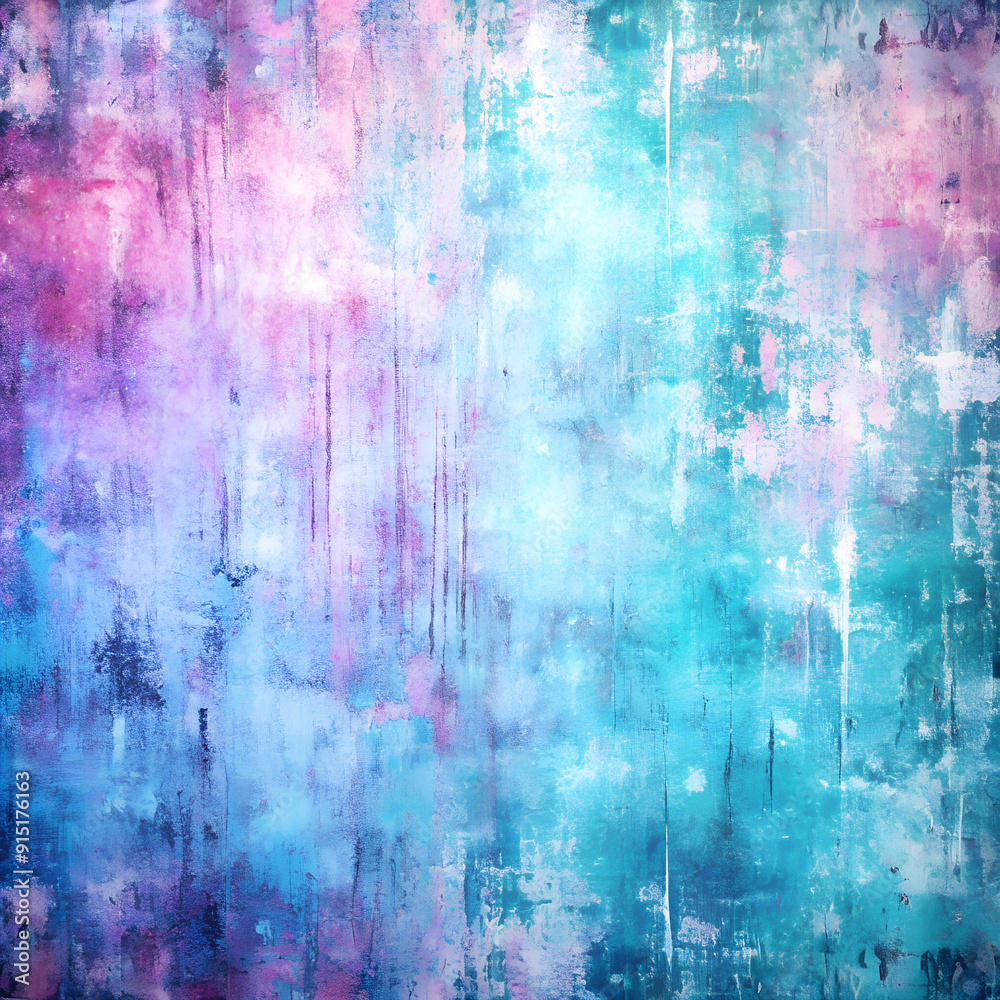 Obraz premium Abstract watercolor background in blue and purple tones, textured and artistic