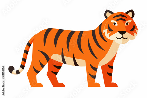 A Tiger vector art illustration