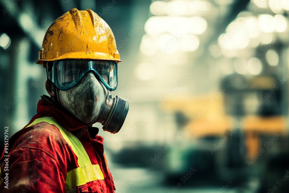 A worker in safety gear stands confidently in an industrial environment, showcasing commitment to safety and responsibility. A worker in safety gear stands confidently in an industrial environment, showcasing commitment to safety and responsibility.