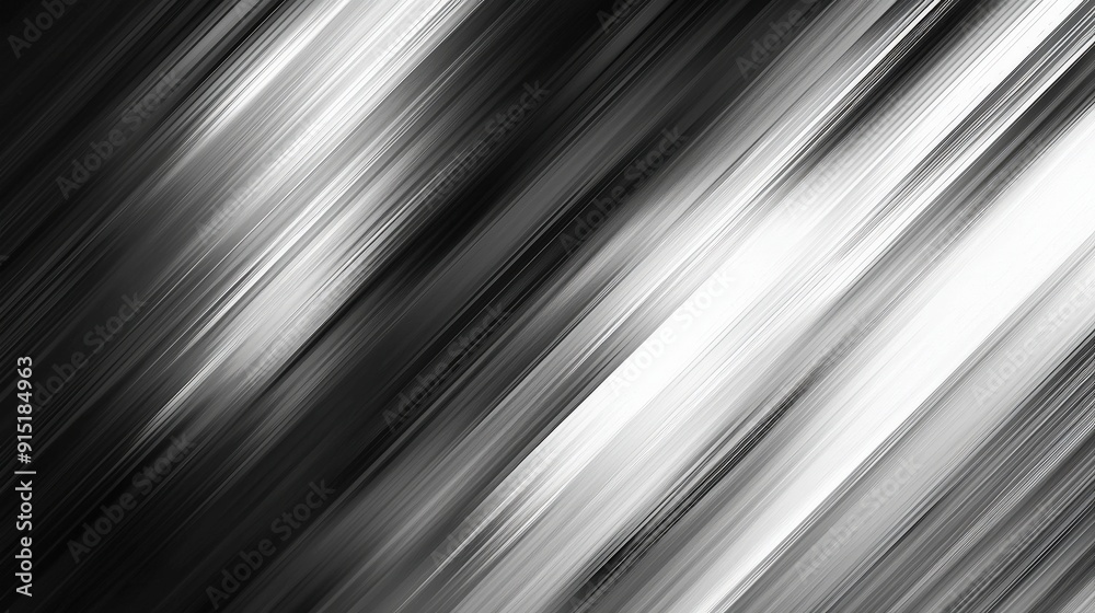 Fototapeta premium Bold black and white streaks create a striking abstract pattern with a sense of motion and depth
