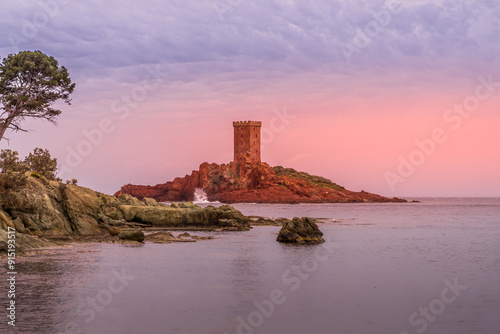 Sunset on the Golden Island - French Riviera Var