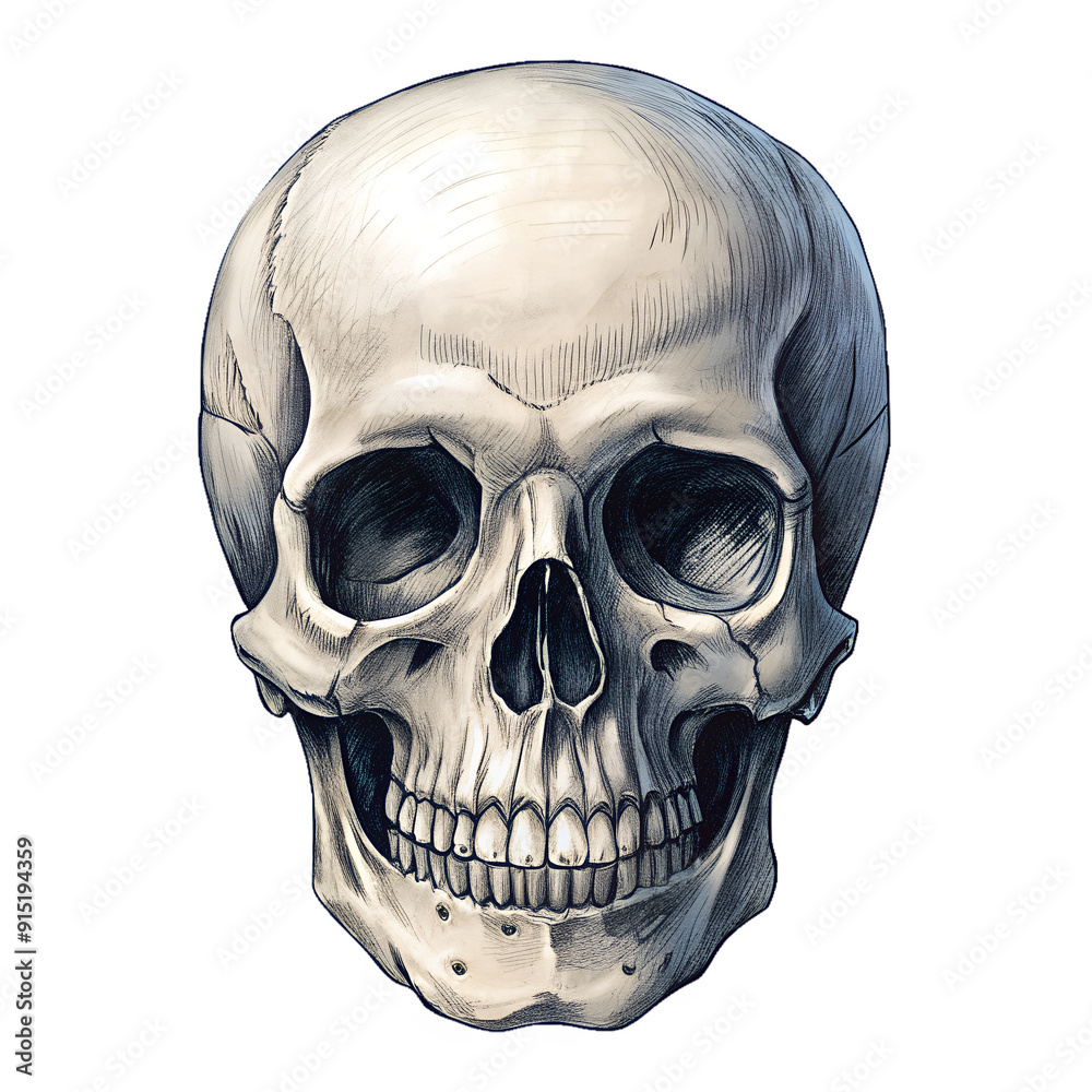 Transparent Human skull generative AI. Transparent Human skull generative AI.