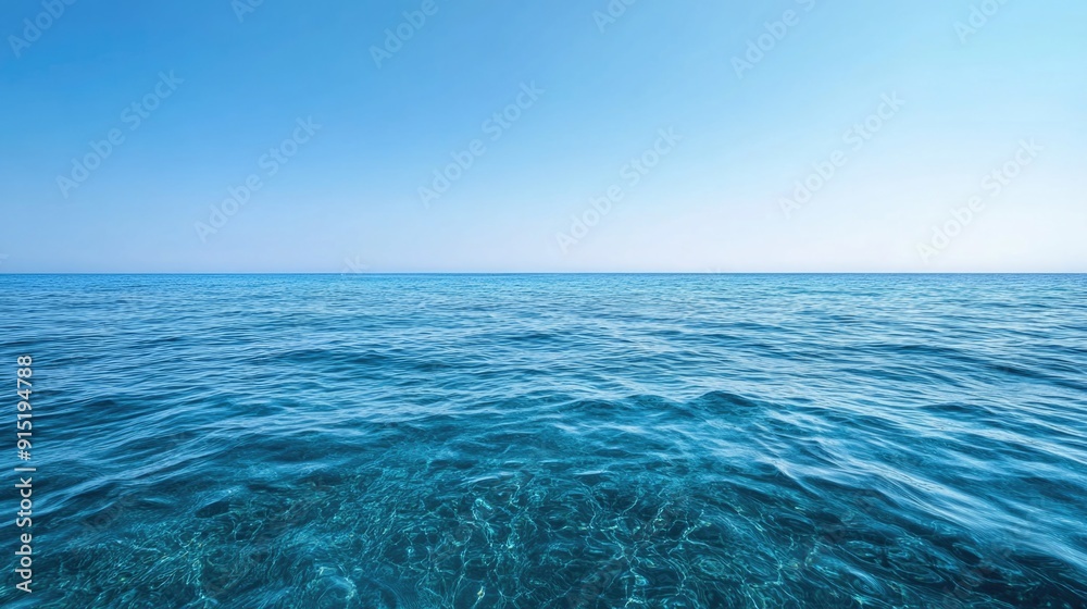 Fototapeta premium Boat on calm ocean