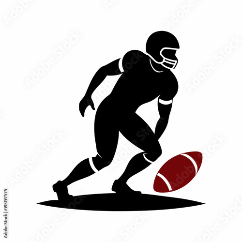 American Football Player illustration