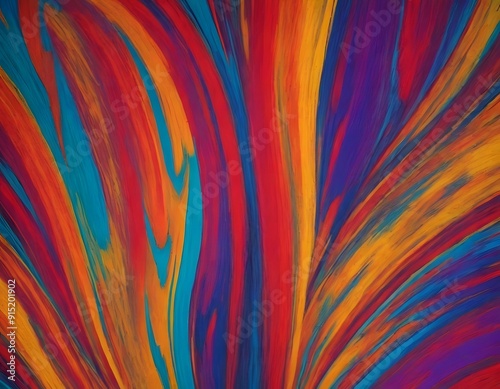 Artistic, vibrant and abstract background, colors and dynamic patterns.
