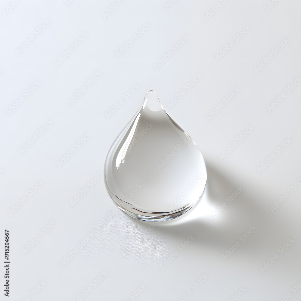 Water droplet isolated on white background Water droplet isolated on white background