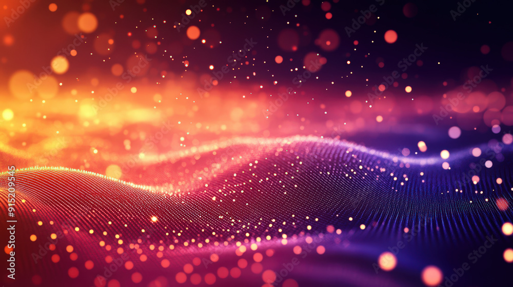 A colorful, abstract background with a lot of dots A colorful, abstract background with a lot of dots