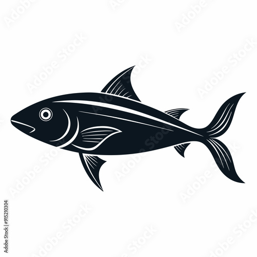 vector fish silhouette