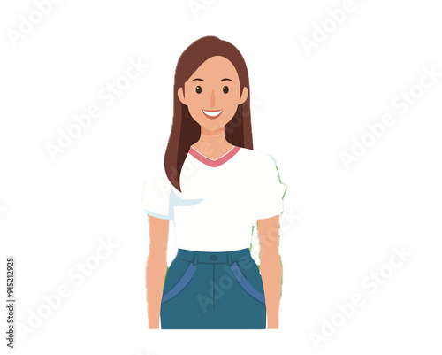 女性のイラスト