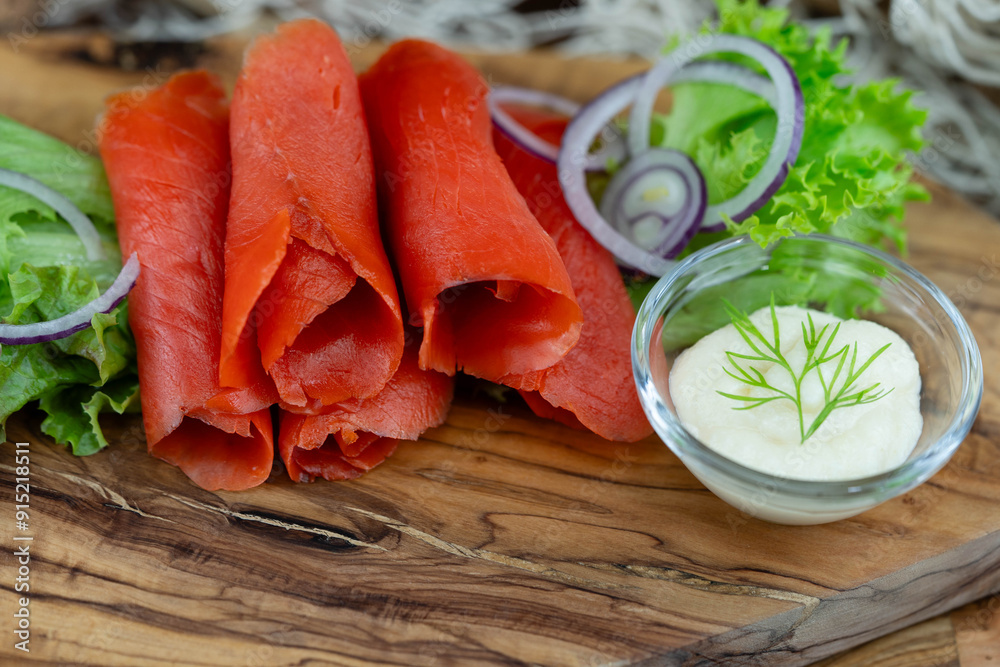 frisch geräucherter Wildlachs aus Alaska frisch geräucherter Wildlachs aus Alaska