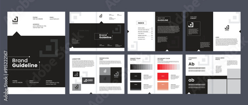 Brand Guidelines Brochure Design Template