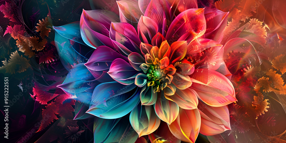 A colorful flower wallpaper with a quote from the artist
A colorful flower wallpaper with a quote from the artist