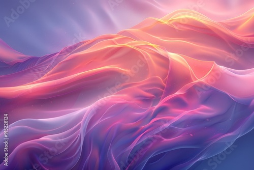 A smooth, fluid abstract background with soft pastel hues blending seamlessly