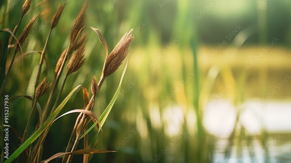 Fototapeta premium Rustic Green and Brown