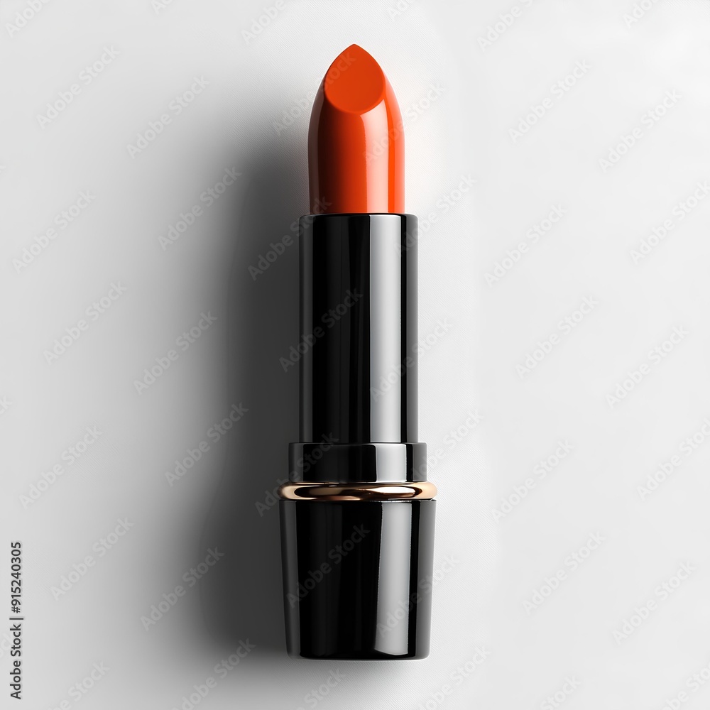 orange lipstick isolated on white background with shadow. orange lipstick tube for beauty cosmetics. orange lipstick swatch orange lipstick isolated on white background with shadow. orange lipstick tube for beauty cosmetics. orange lipstick swatch