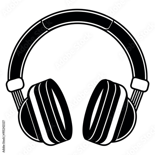 Headphone vector illustration