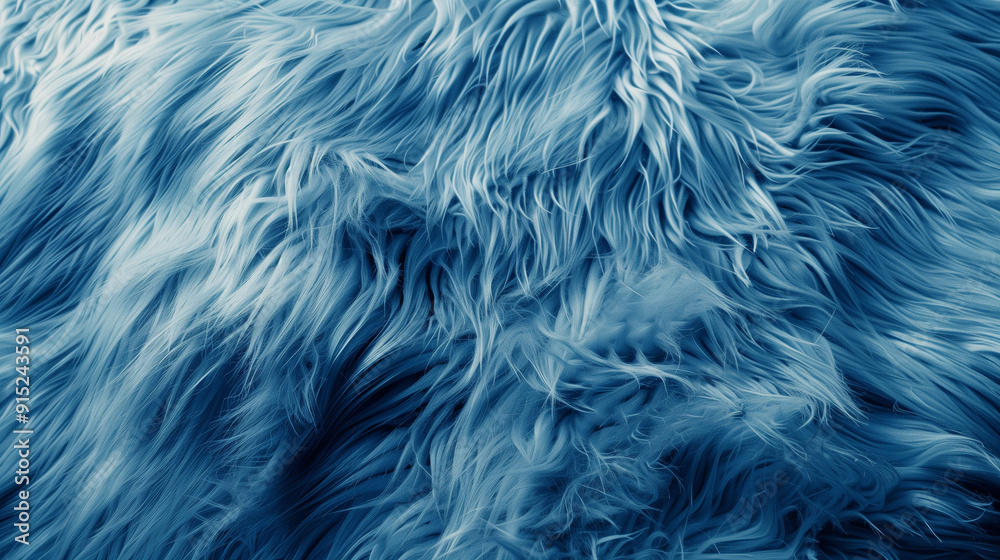 Winter blue faux fur fabric texture stylish fashion design concept Winter blue faux fur fabric texture stylish fashion design concept