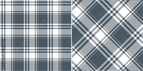Vector checkered pattern. Tartan, textured seamless twill for flannel shirts, duvet covers, other autumn winter textile mills. Vector Format