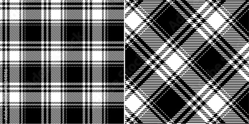 Vector checkered pattern. Tartan, textured seamless twill for flannel shirts, duvet covers, other autumn winter textile mills. Vector Format