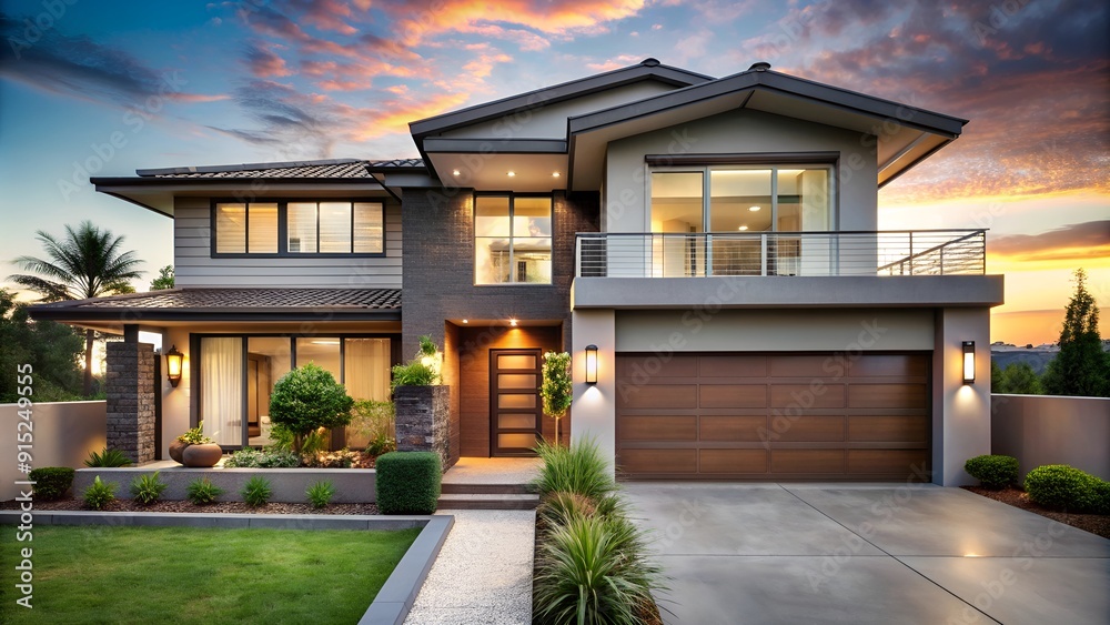 Modern luxury real estate house Modern luxury real estate house