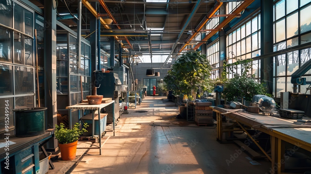 Brewery conveyor on modern alcohol drink production line. Brown glass beer bottles on industry plant. AI generated illustration Brewery conveyor on modern alcohol drink production line. Brown glass beer bottles on industry plant. AI generated illustration